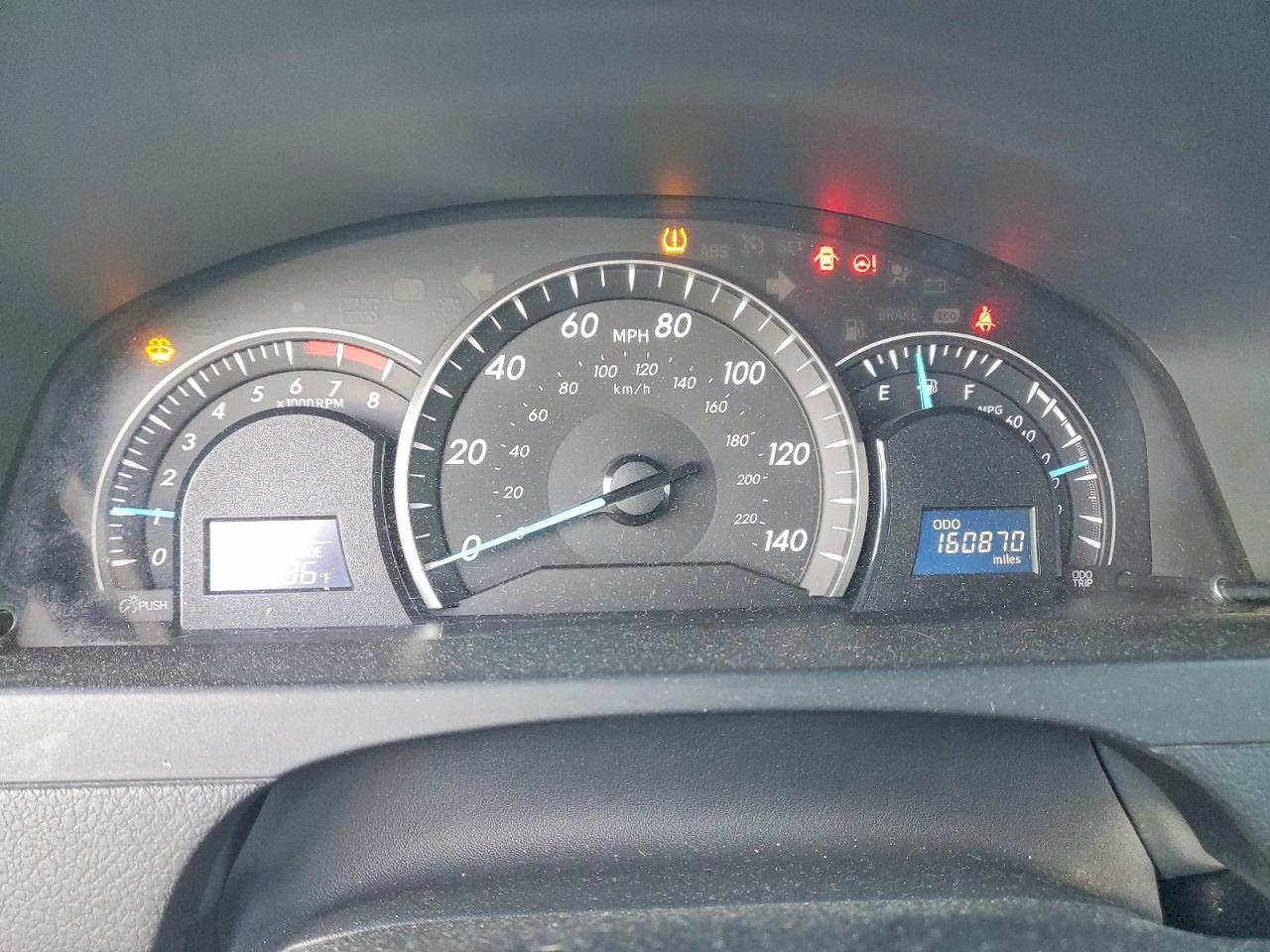 2012 TOYOTA CAMRY BASE photo 9