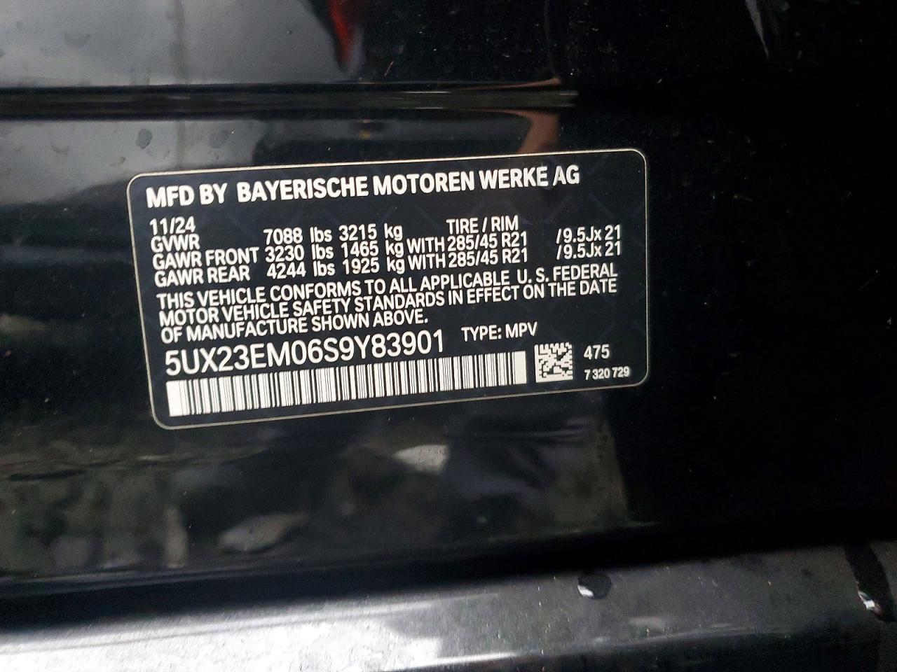 2025 BMW X7 XDRIVE40I photo 12