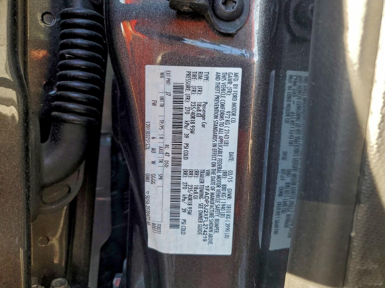 2015 FORD FOCUS TITANIUM photo 13