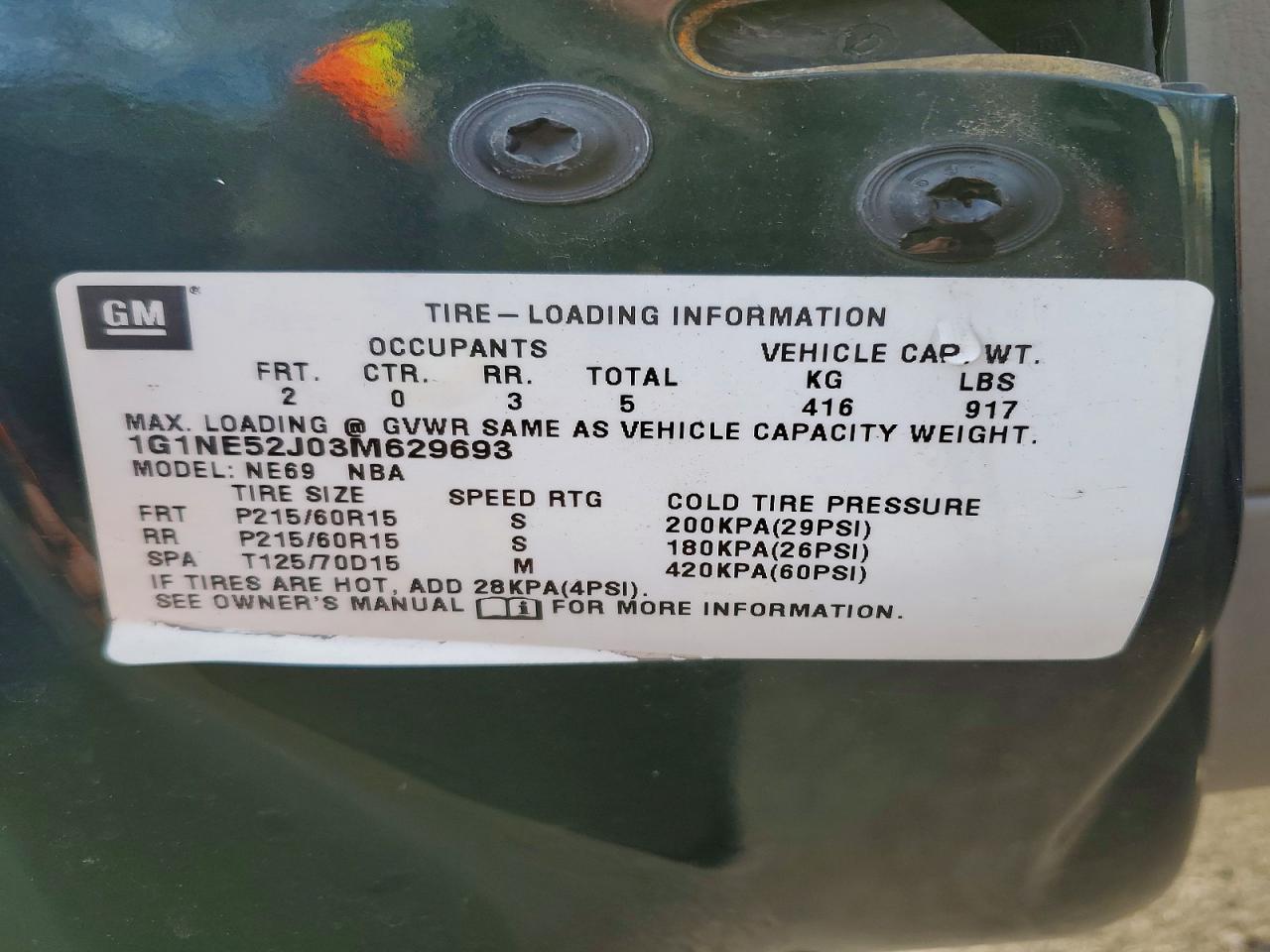 2003 CHEVROLET MALIBU LS photo 12