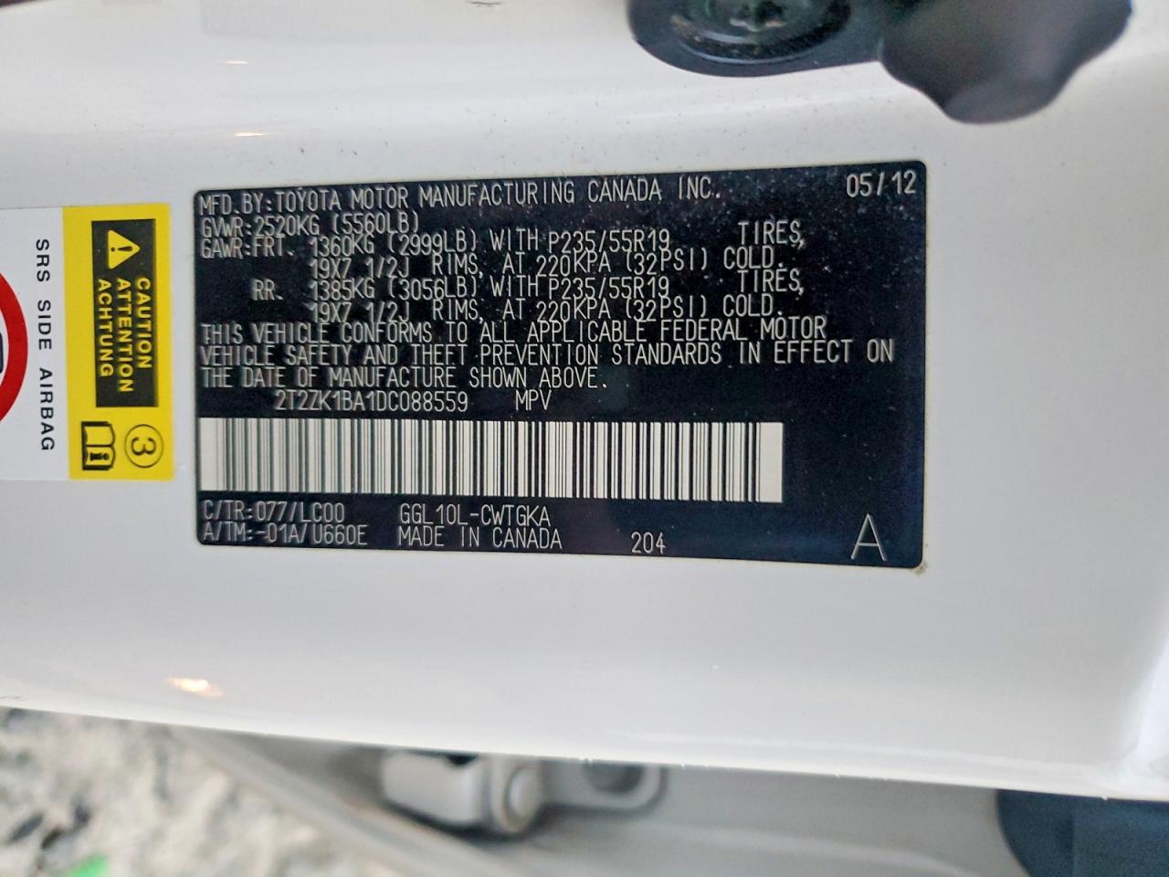 2013 LEXUS RX 350 photo 13