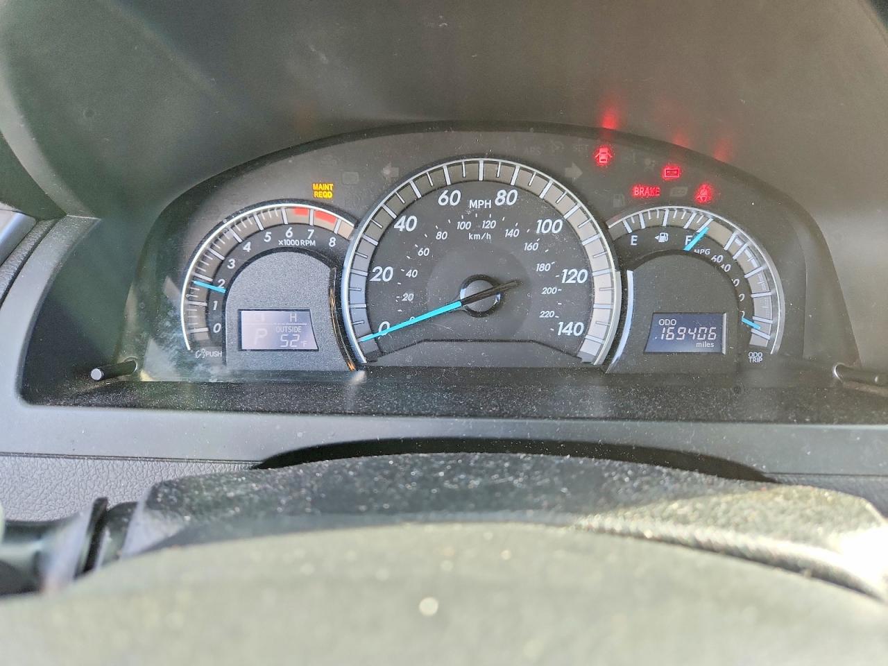 2012 TOYOTA CAMRY BASE photo 9
