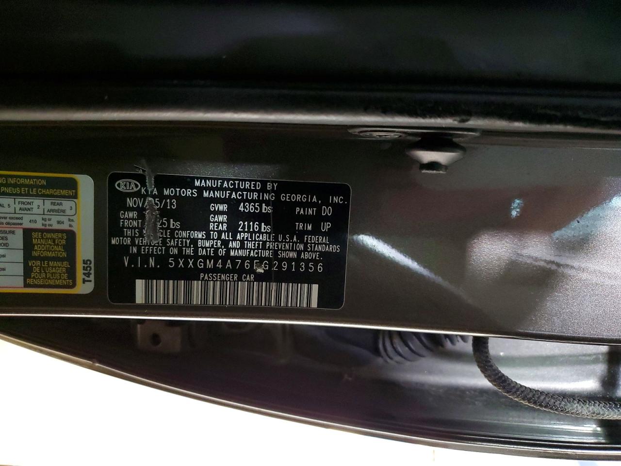 2014 KIA OPTIMA LX photo 12