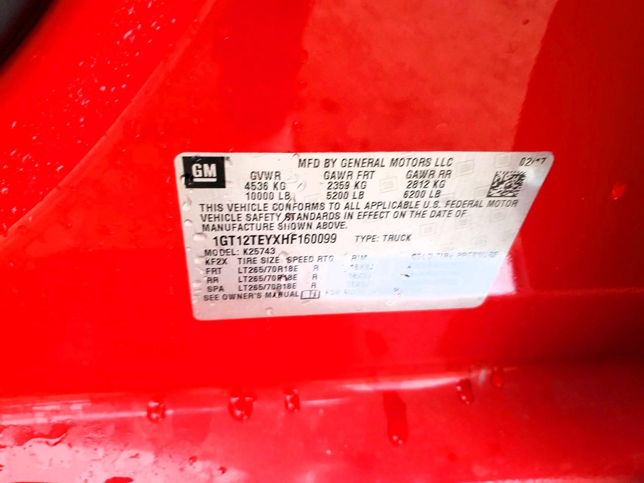 2017 GMC SIERRA K2500 SLT photo 13