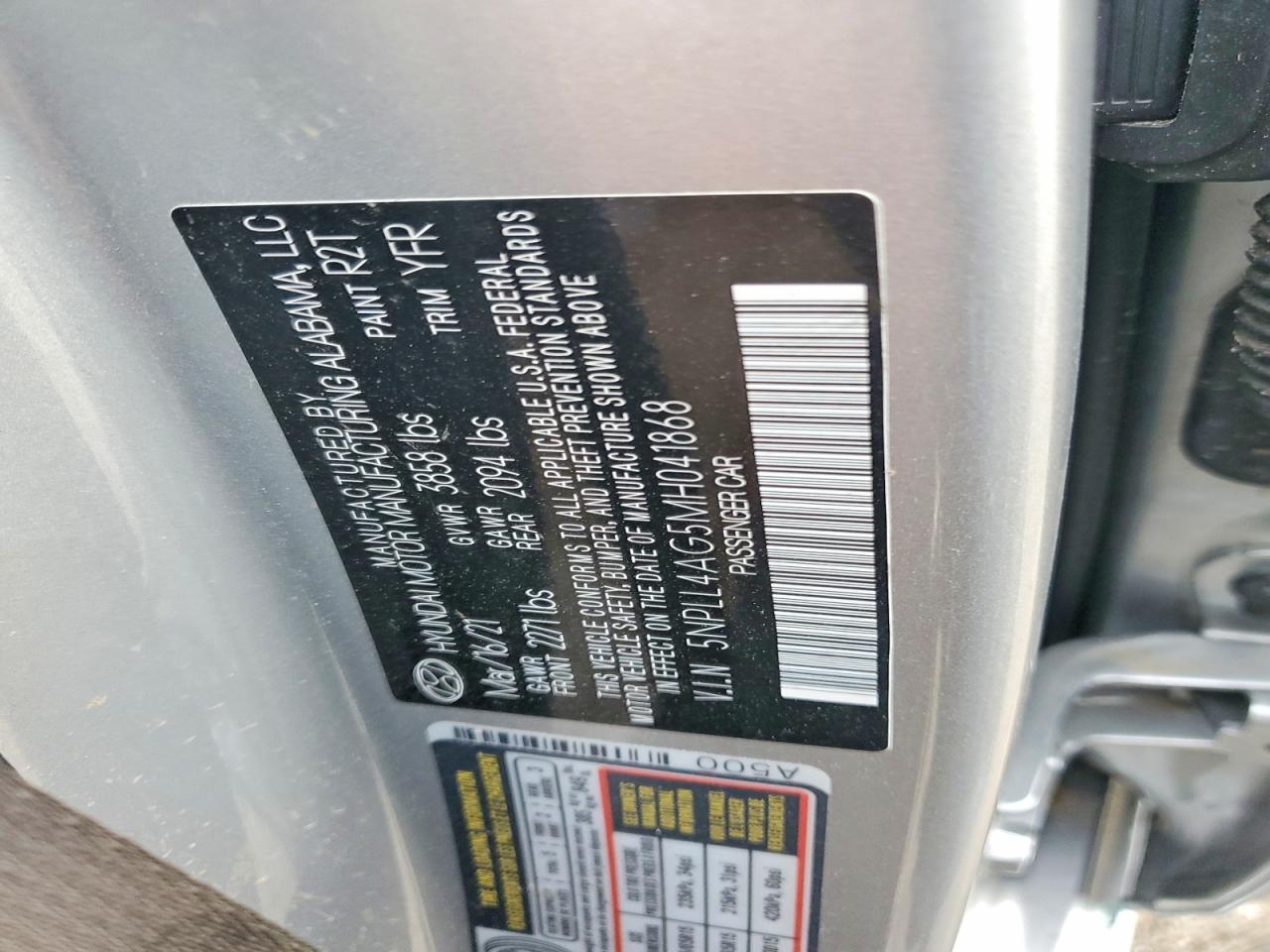 2021 HYUNDAI ELANTRA SE photo 12