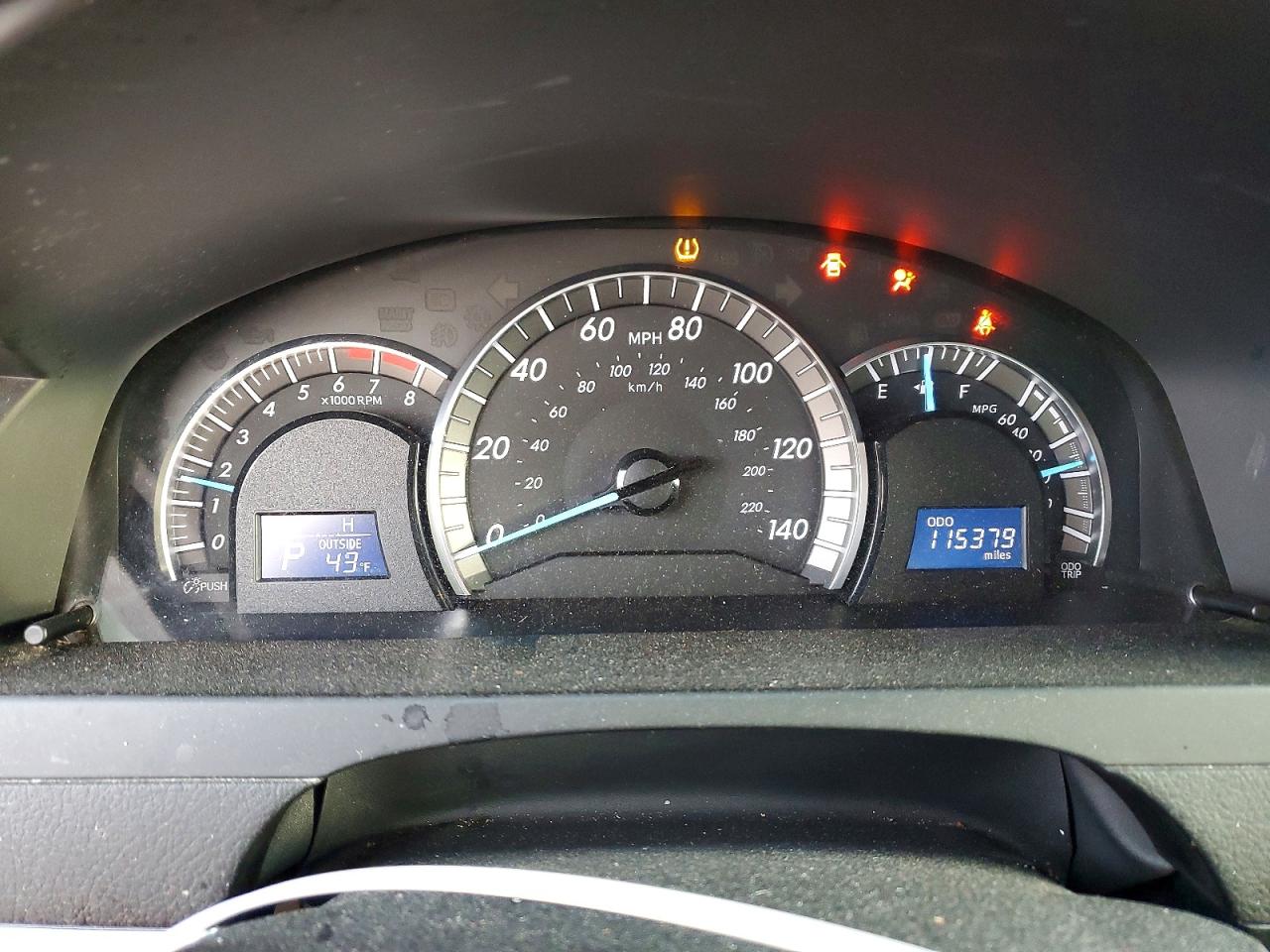 2012 TOYOTA CAMRY BASE photo 9