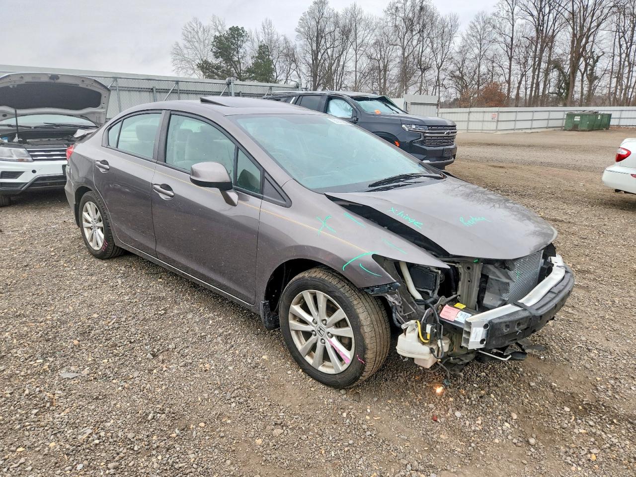 2012 HONDA CIVIC EX photo 4