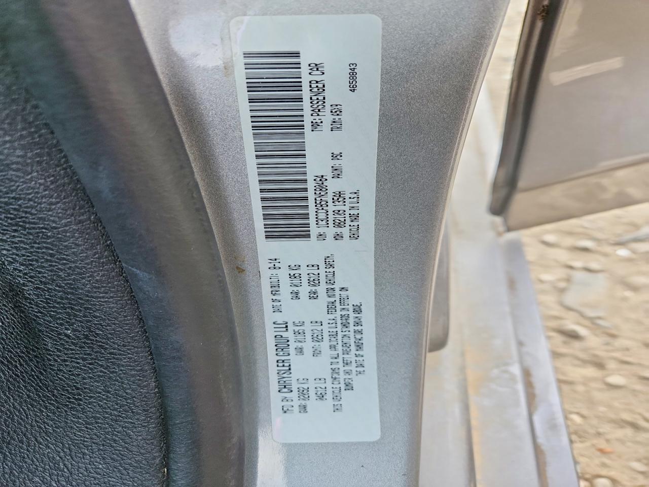 2015 CHRYSLER 200 LIMITED photo 23