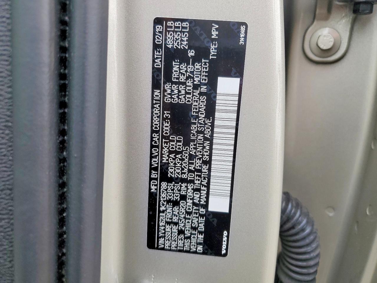 2019 VOLVO XC40 T5 INSCRIPTION photo 13