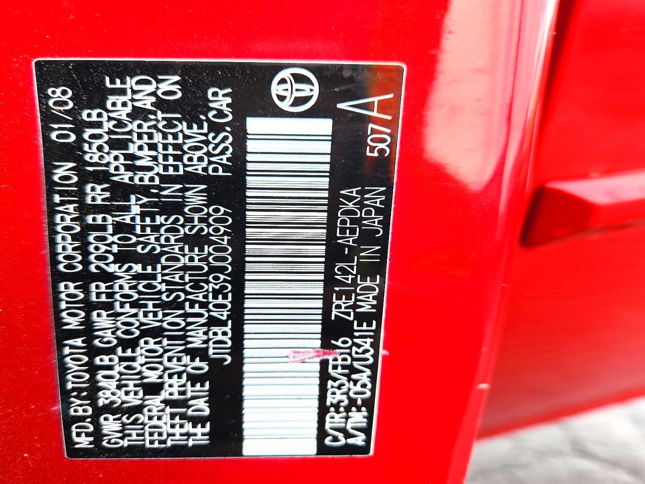 2009 TOYOTA COROLLA BASE photo 13