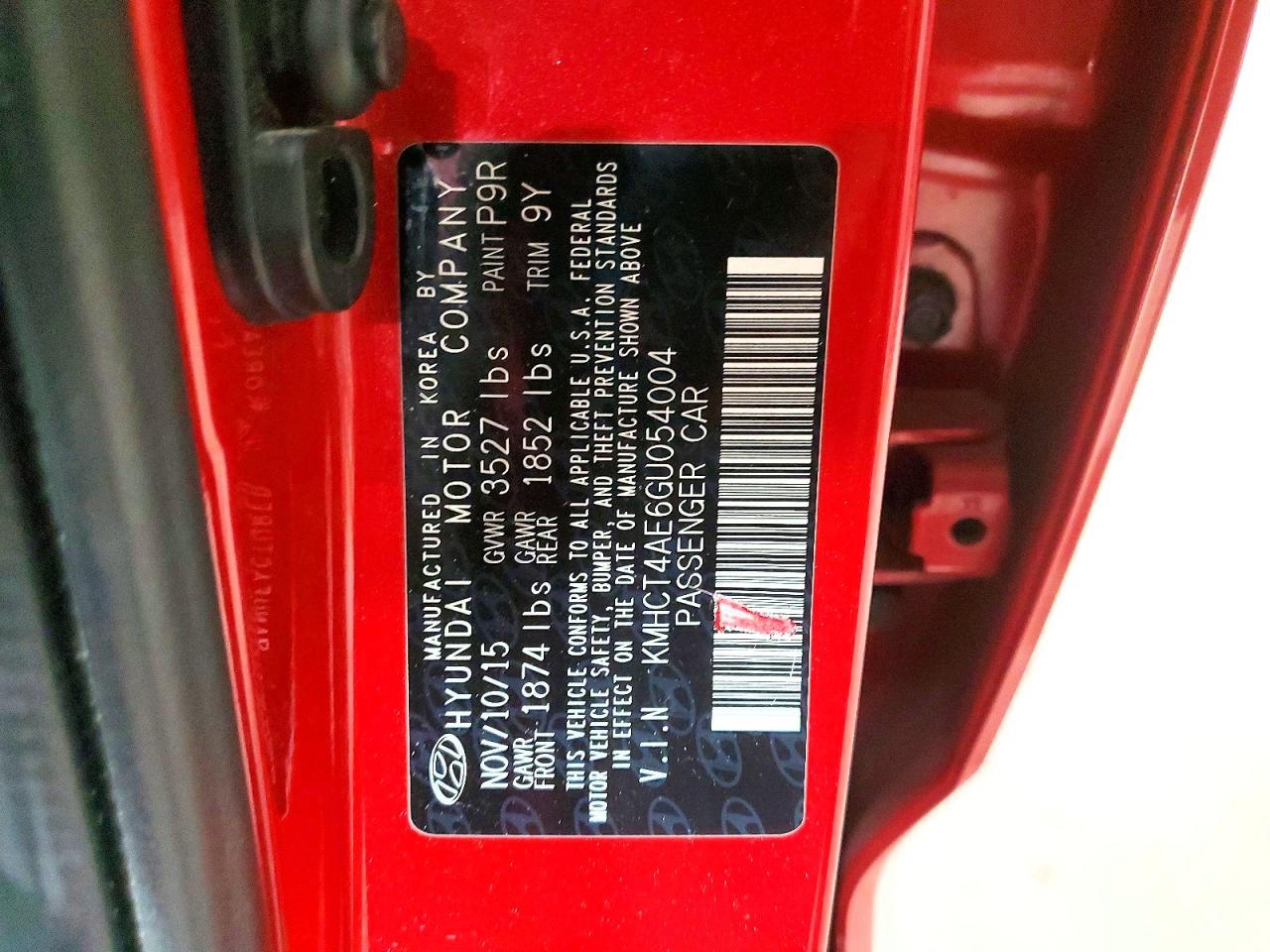 2016 HYUNDAI ACCENT SE photo 12