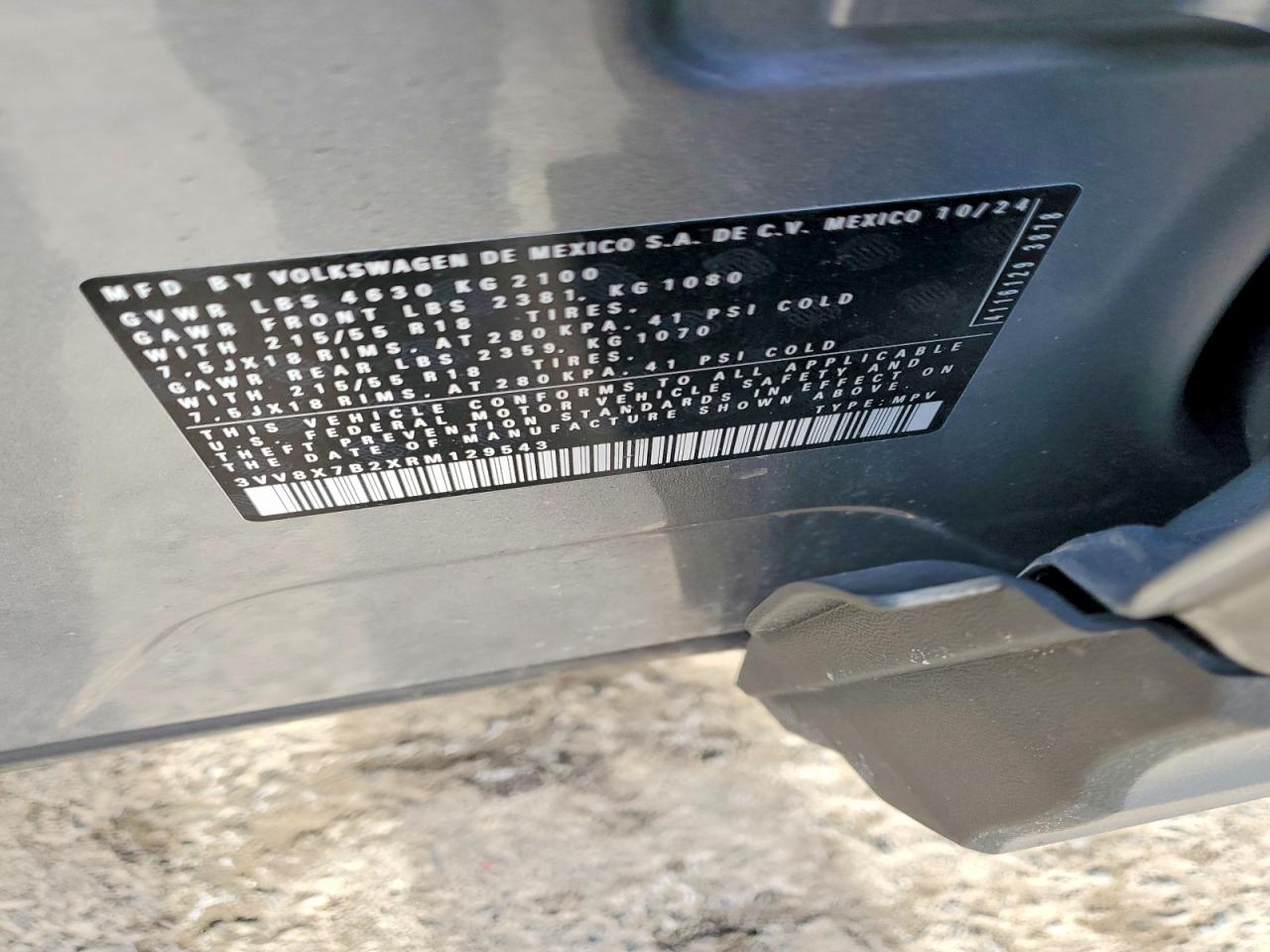 2024 VOLKSWAGEN TAOS S photo 13
