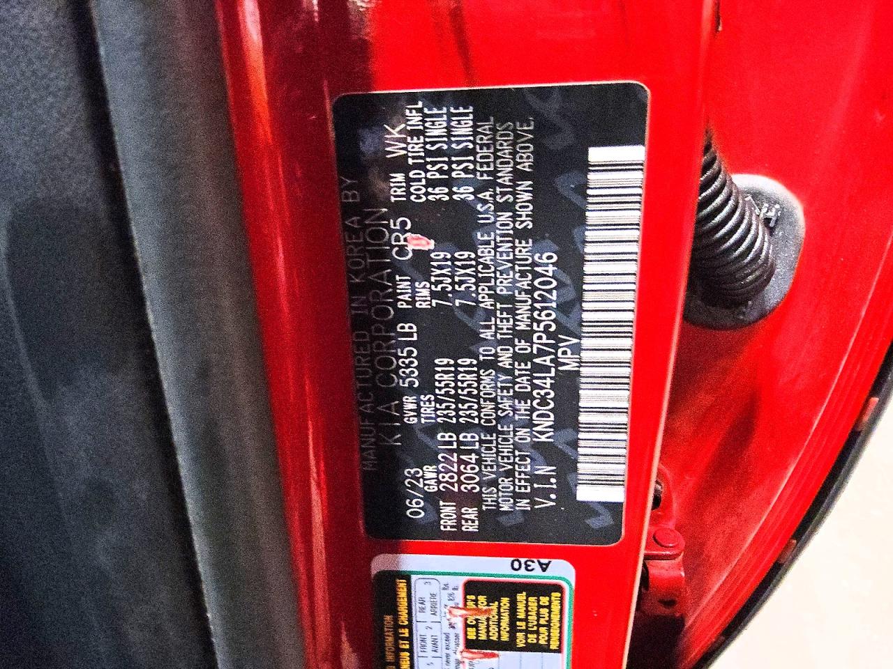 2023 KIA EV6 LIGHT photo 12