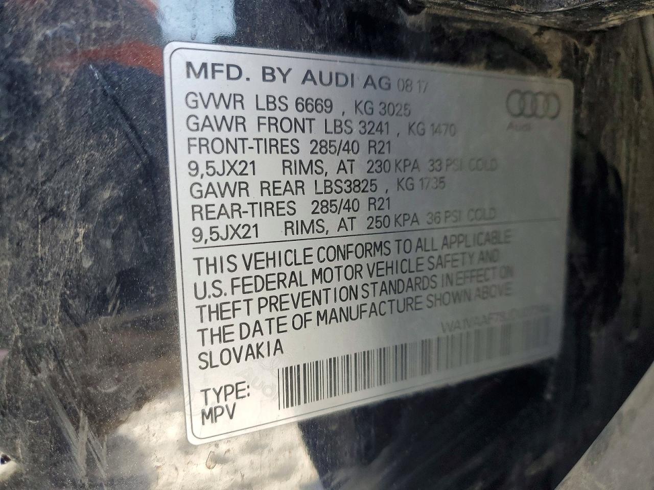 2018 AUDI Q7 PRESTIGE photo 13