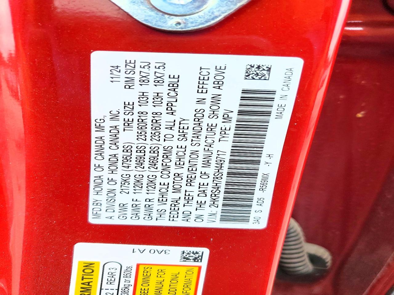 2025 HONDA CR-V EXL photo 13
