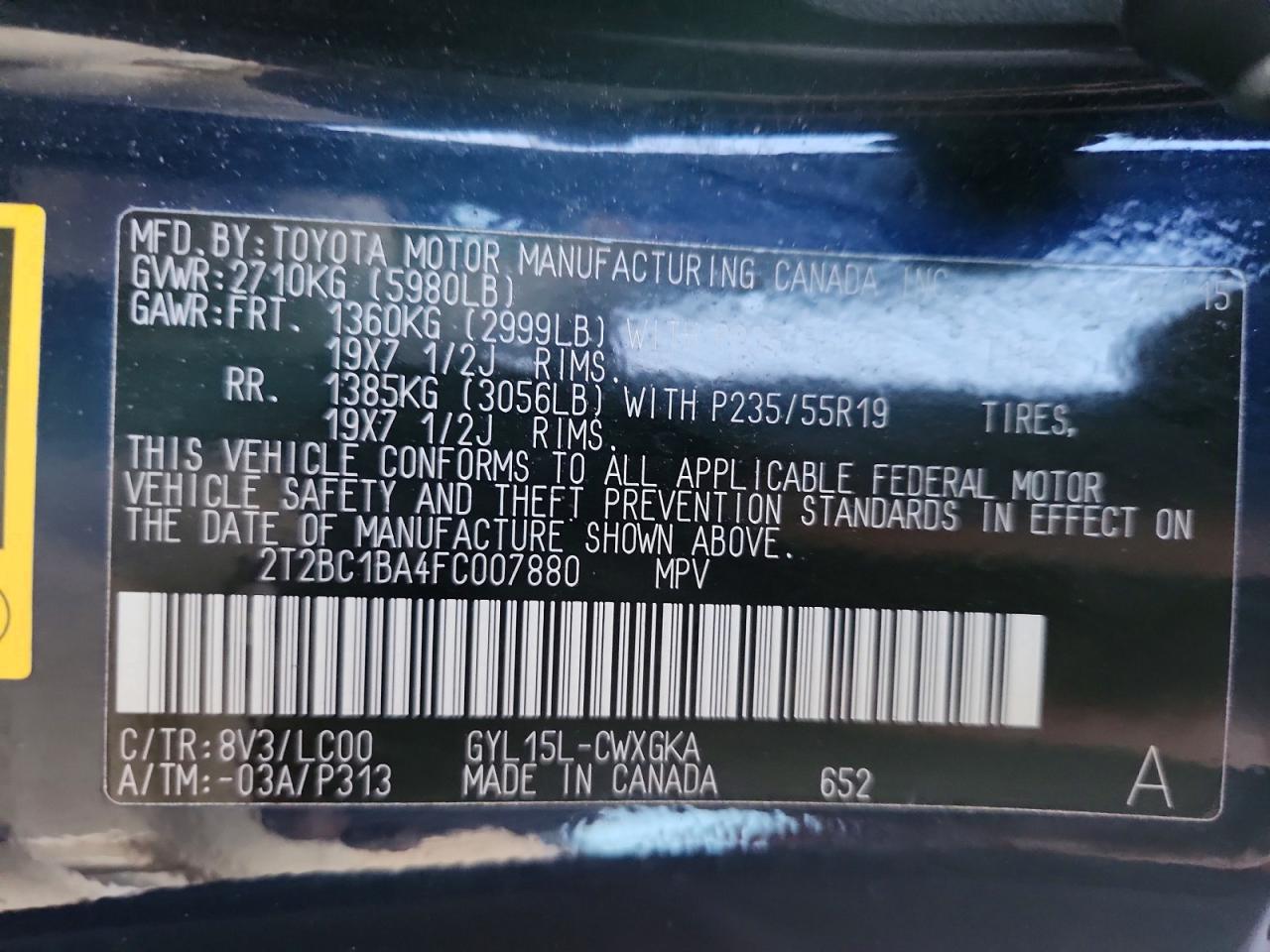 2015 LEXUS RX 450H photo 13