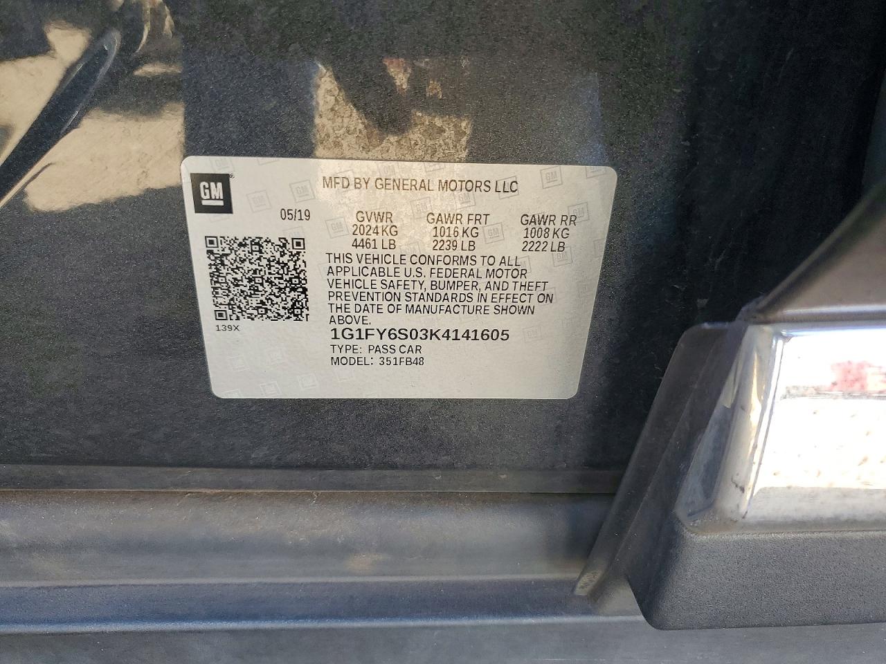 2019 CHEVROLET BOLT EV LT photo 12