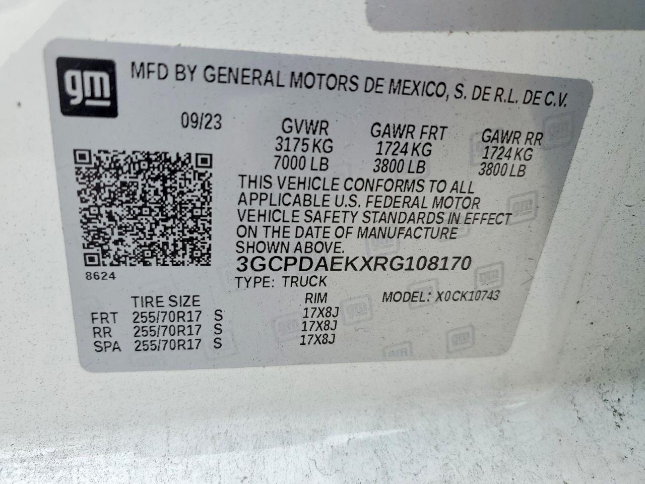 2024 CHEVROLET SILVERADO K1500 photo 12