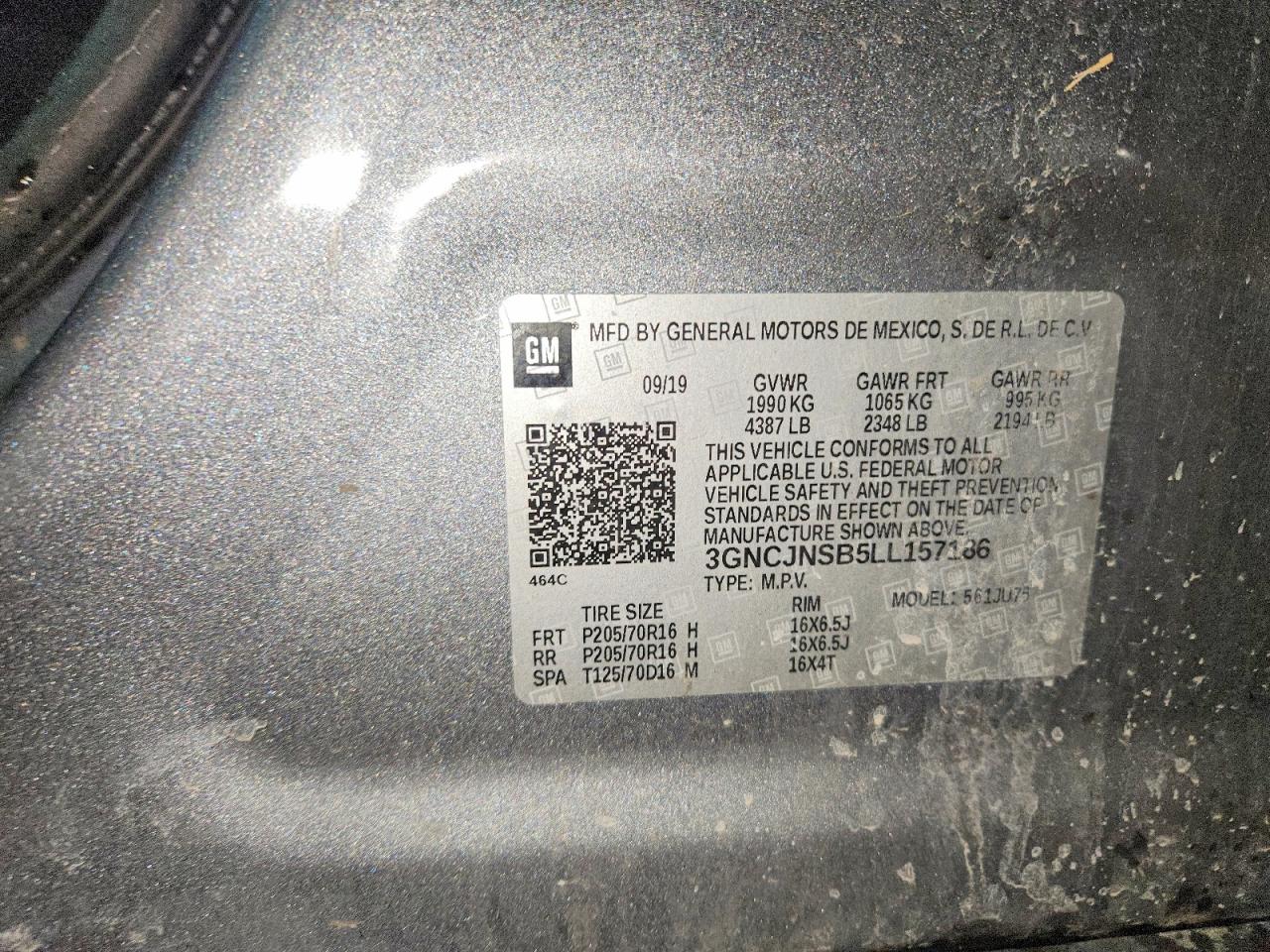 2020 CHEVROLET TRAX LS photo 13