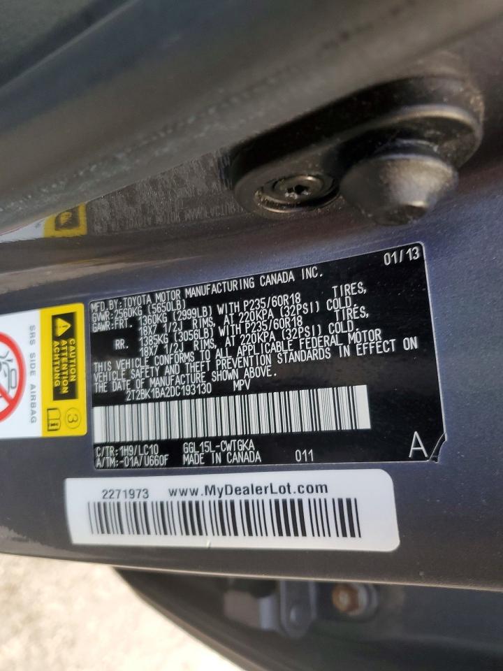 2013 LEXUS RX 350 BASE photo 14