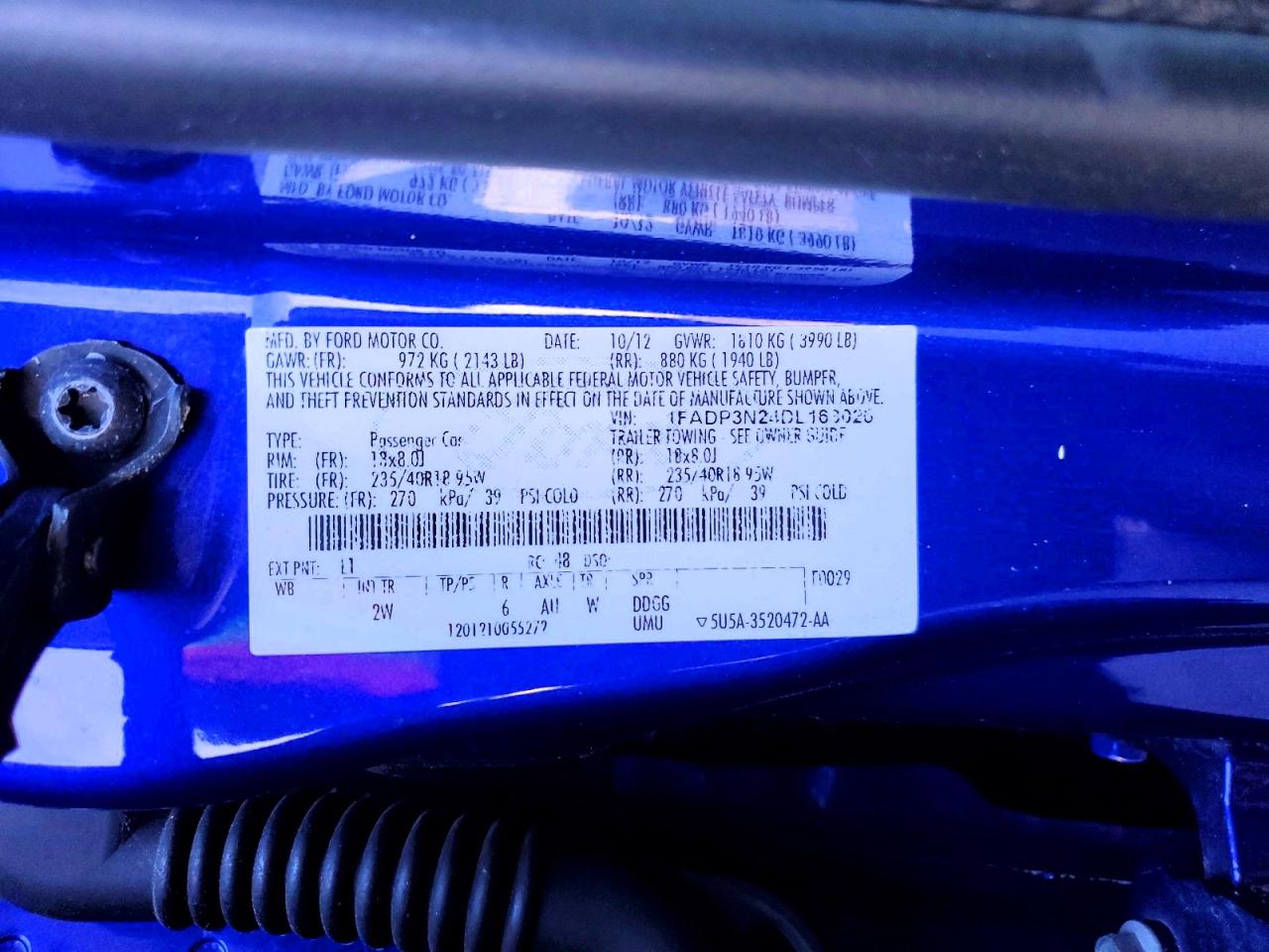 2013 FORD FOCUS TITANIUM photo 12