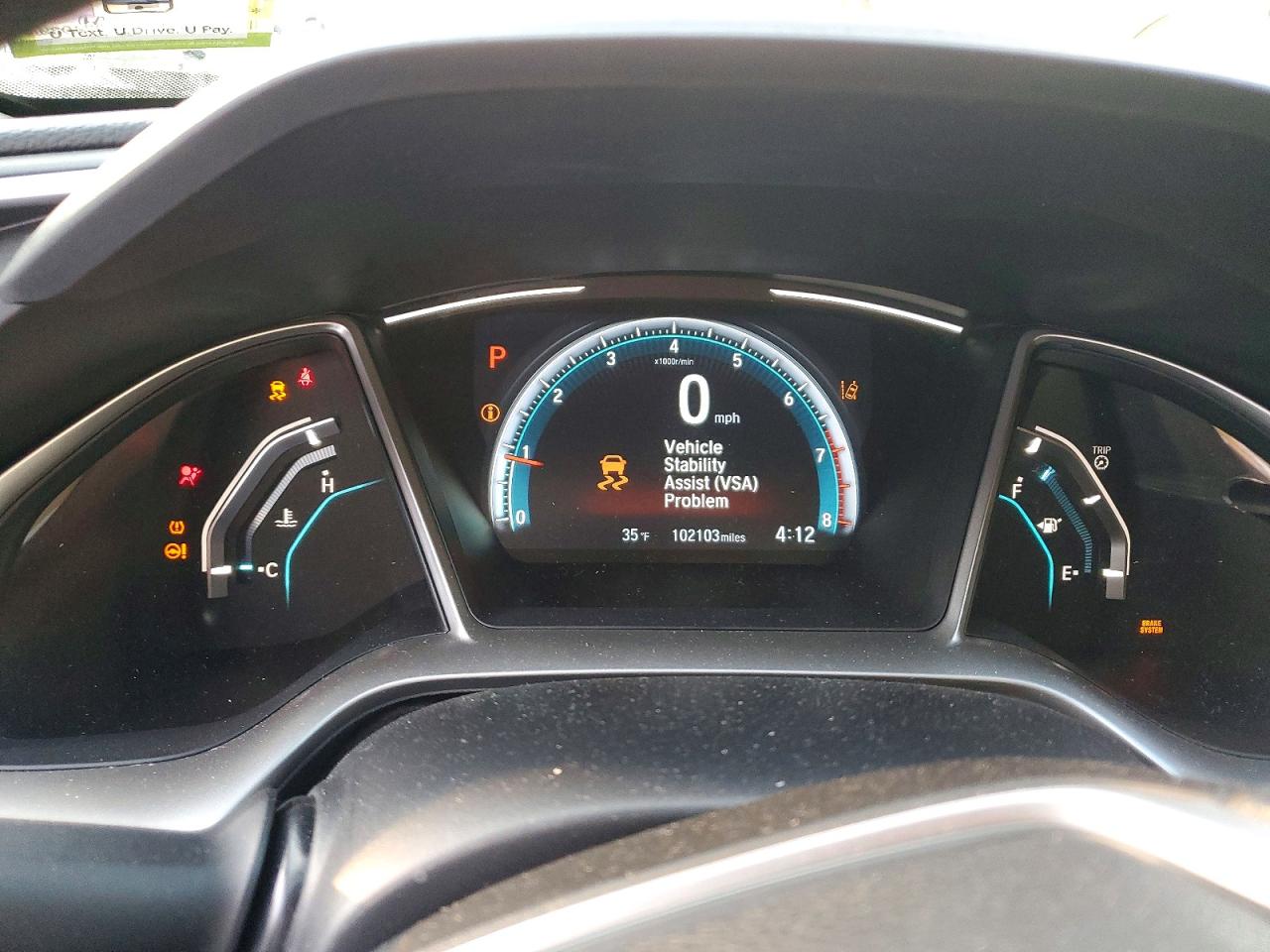 2017 HONDA CIVIC EX photo 9