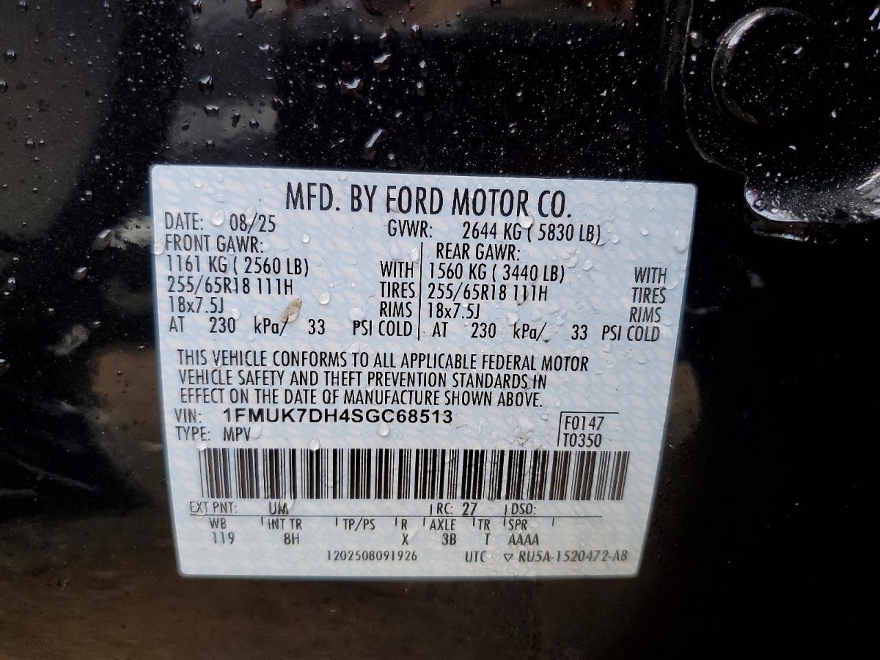 2025 FORD EXPLORER ACTIVE photo 13