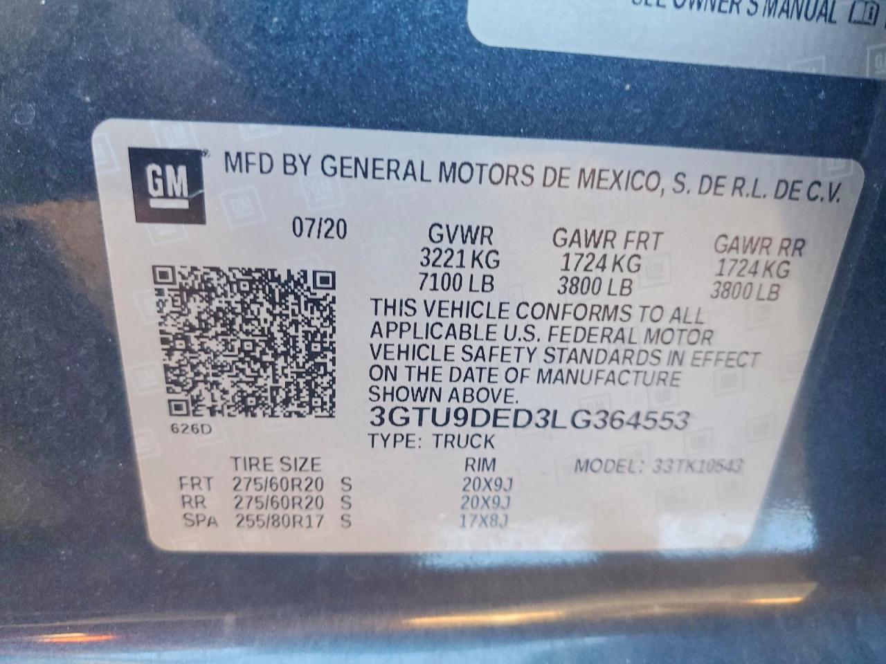 2020 GMC SIERRA K1500 SLT photo 12