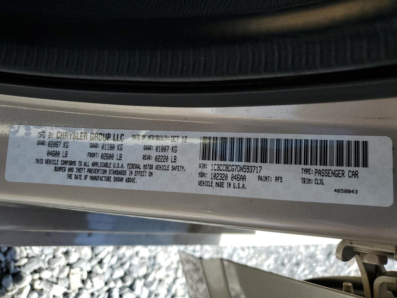 2013 CHRYSLER 200 LIMITED photo 12