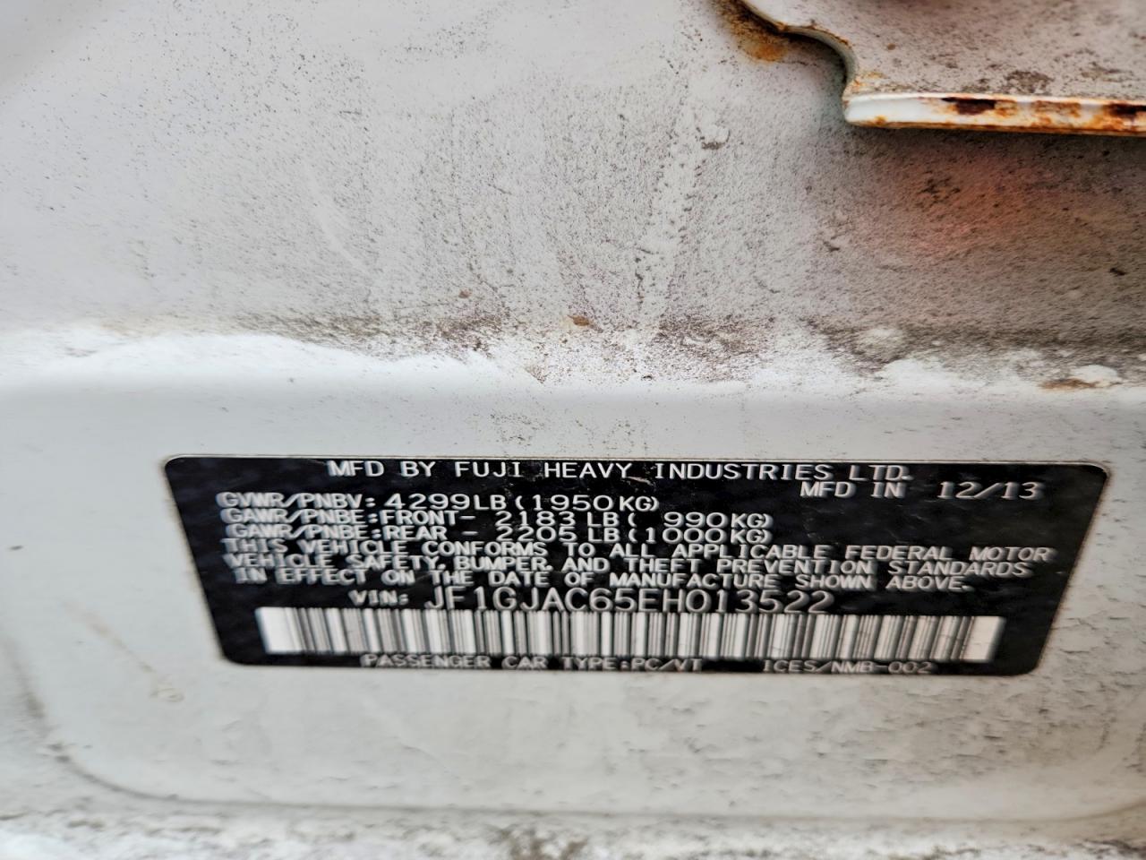 2014 SUBARU IMPREZA PREMIUM photo 45