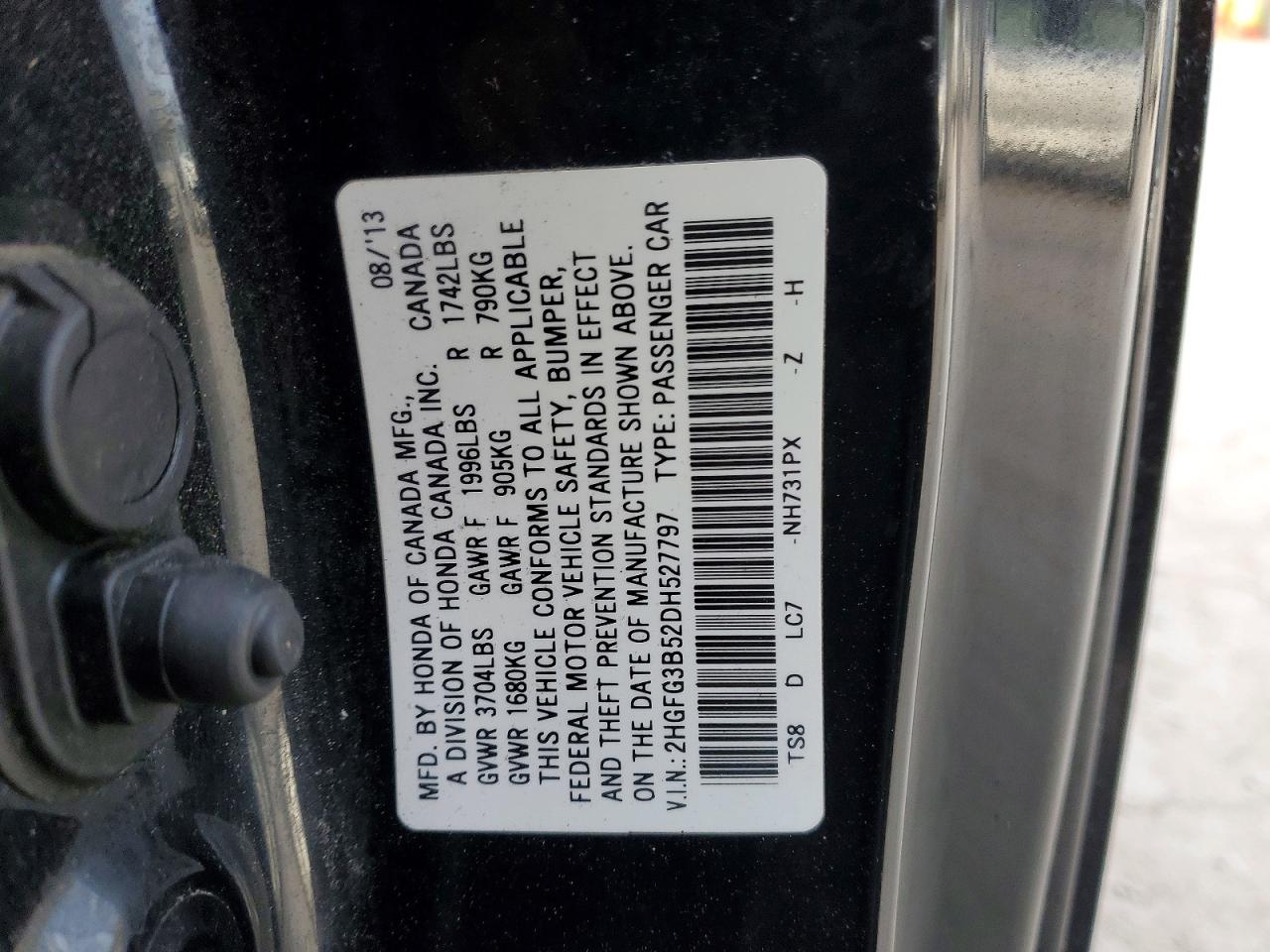 2013 HONDA CIVIC LX photo 12