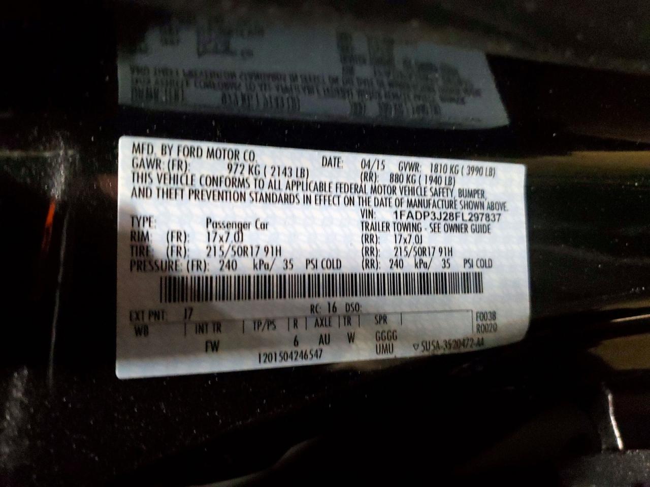 2015 FORD FOCUS TITANIUM photo 23