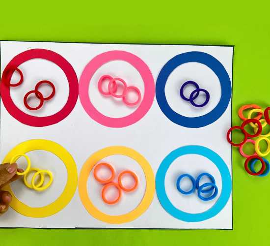 Hair Bands Color Sorting