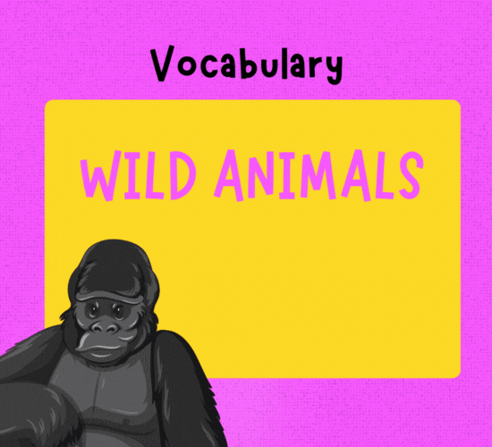 Wild Animal Vocabulary