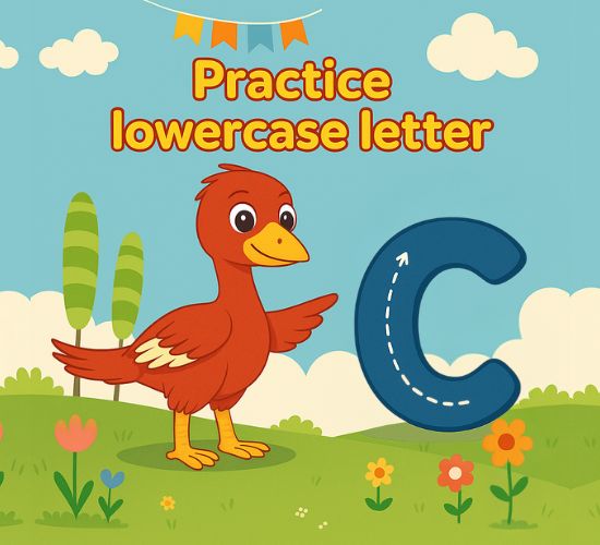 Practice lowercase Letter c