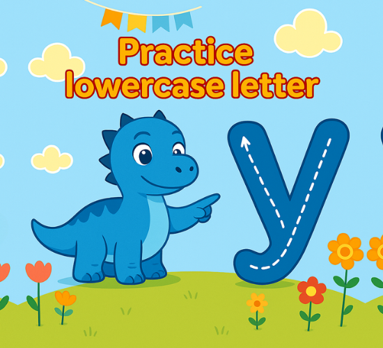 Practice lowercase Letter y