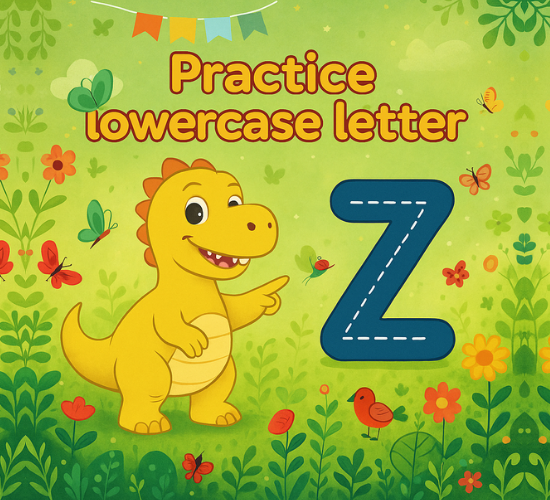 Practice lowercase Letter z