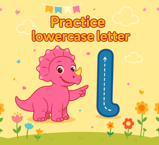 Practice lowercase Letter l