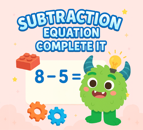 Subtraction Equation Complete It