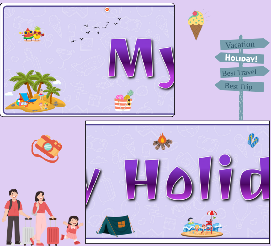 My Holiday Display Banner