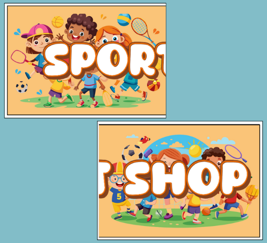 Sport Shop Display Banner