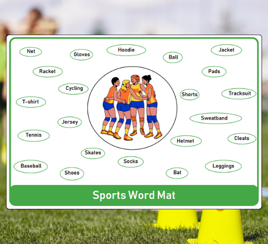 Sports Word Mat