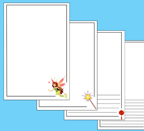 Fairy Garden Page Border