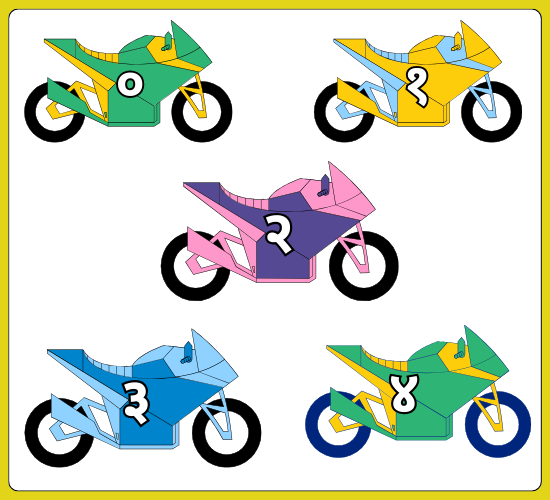 Numbers 0-31 on Bike (Hindi)