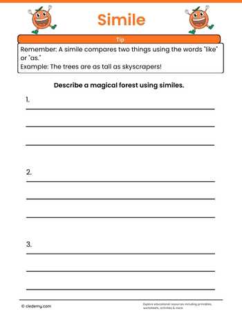 Writing Similes and Metaphors