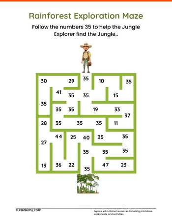Rainforest Exploration Maze