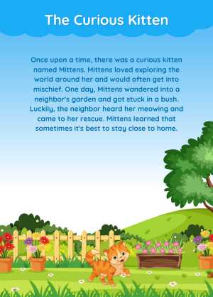 Moral Stories The Curious Kitten