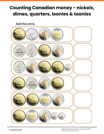 Counting Canadian Coins