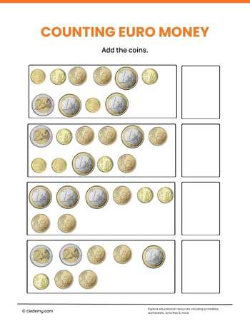 Let's Count Euro Money