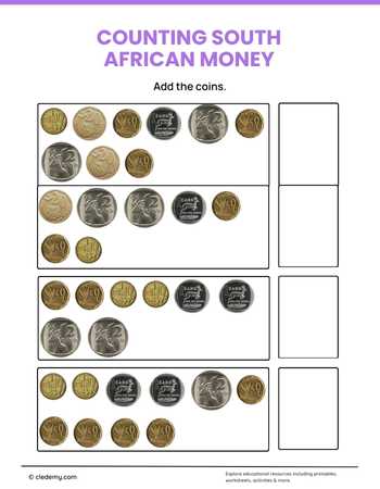 Counting South African Money
